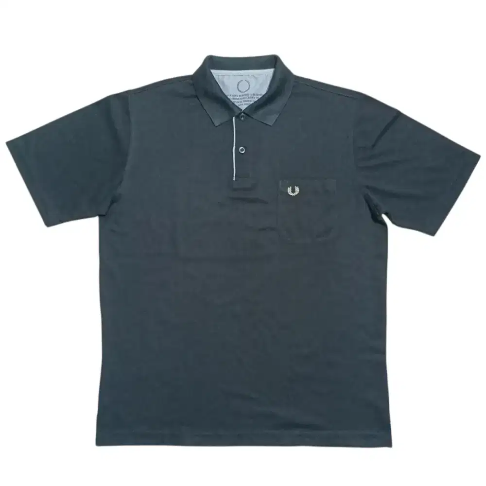 Kaos Polo Navy Ukuran L