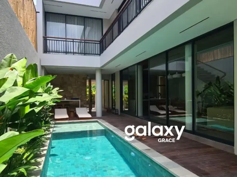 LEASEHOLD DAN SEWA VILLA MODERN MINIMALIS DI RAYA TUMBAK BAYUH CANGGU BADUNG