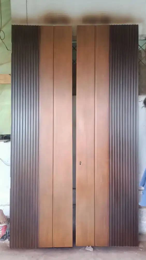 1 Set Pintu Utama Jati Finishing+Pemasangan