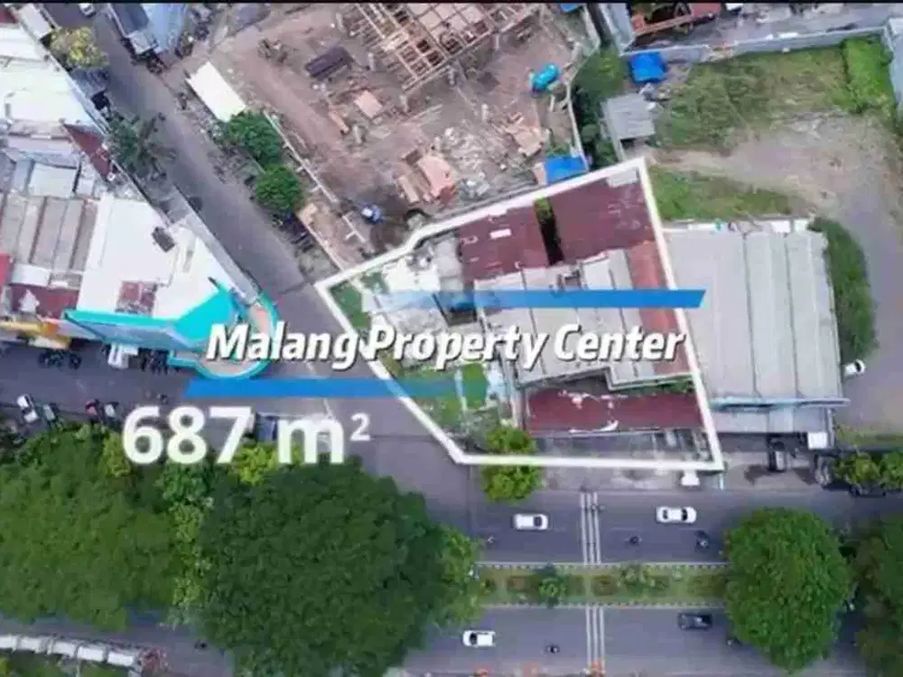 Tanah Hook Super Premium di Lokasi Emas Poros Jalan Soekarno Hatta Malang.