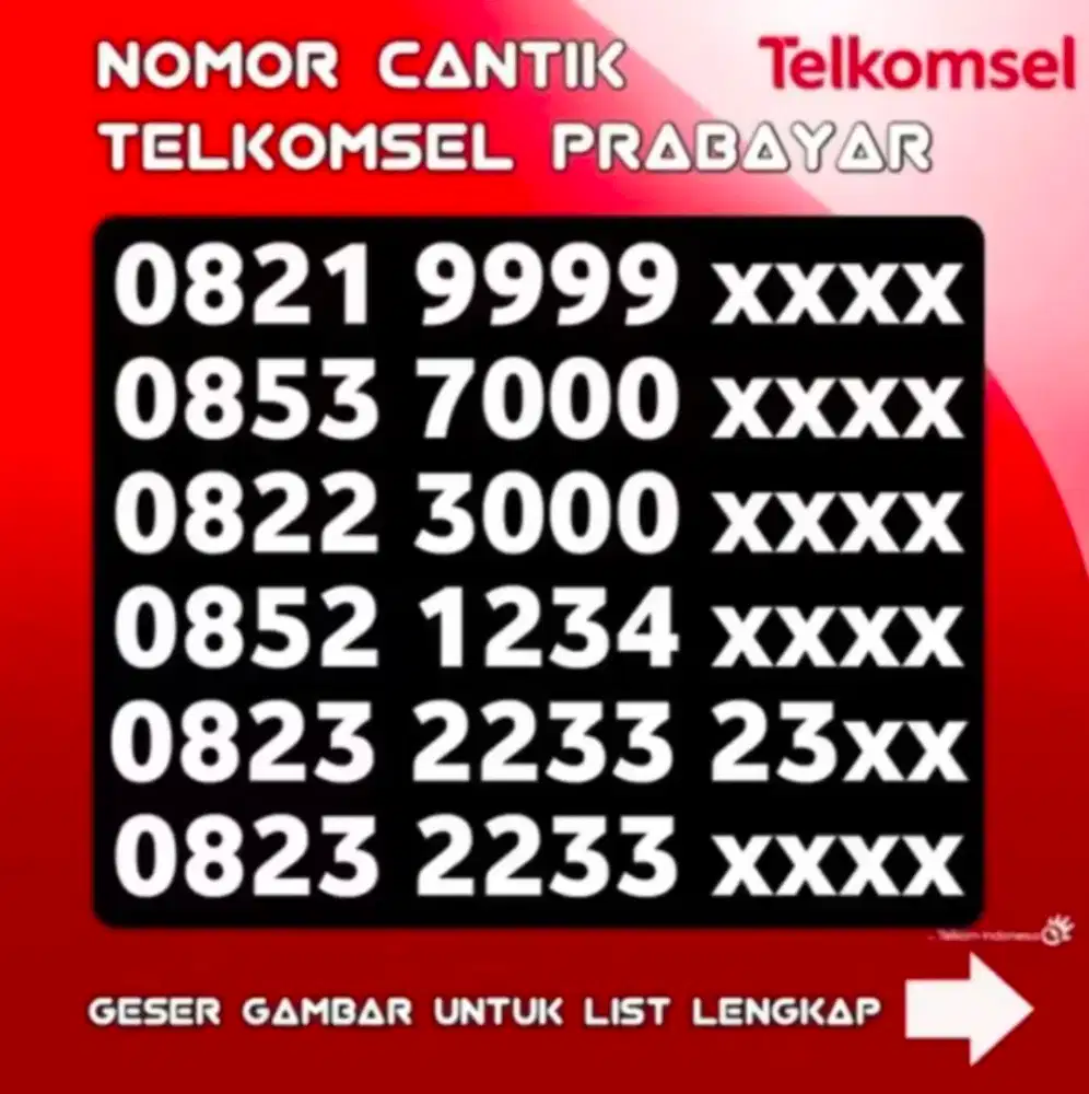 Cek Nomor Cantik Telkomsel Simpati ABAB CDCD Kartu AS AABB C