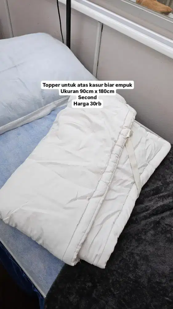 Topper untuk alas kasur/ranjang ukuran 45x180cm