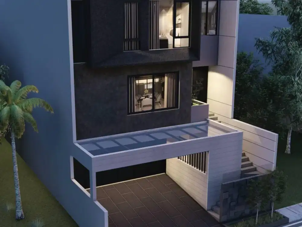 Rumah 3 Lantai Baru Minimalis di Citraland Greenwood