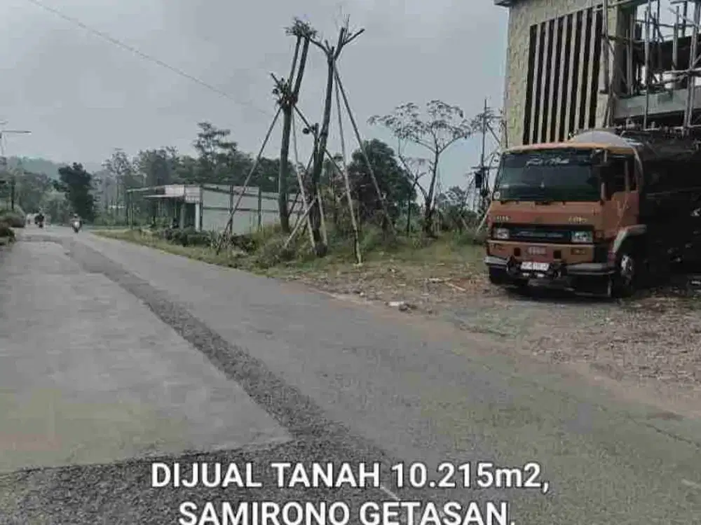 DIJUAL TANAH 1HA SAMIRONO, GETASAN, KAB. SEMARANG