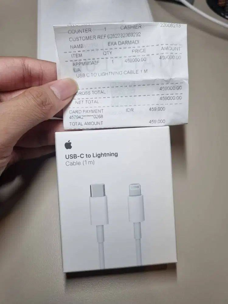 Dijual USB C to Lightning Original Apple