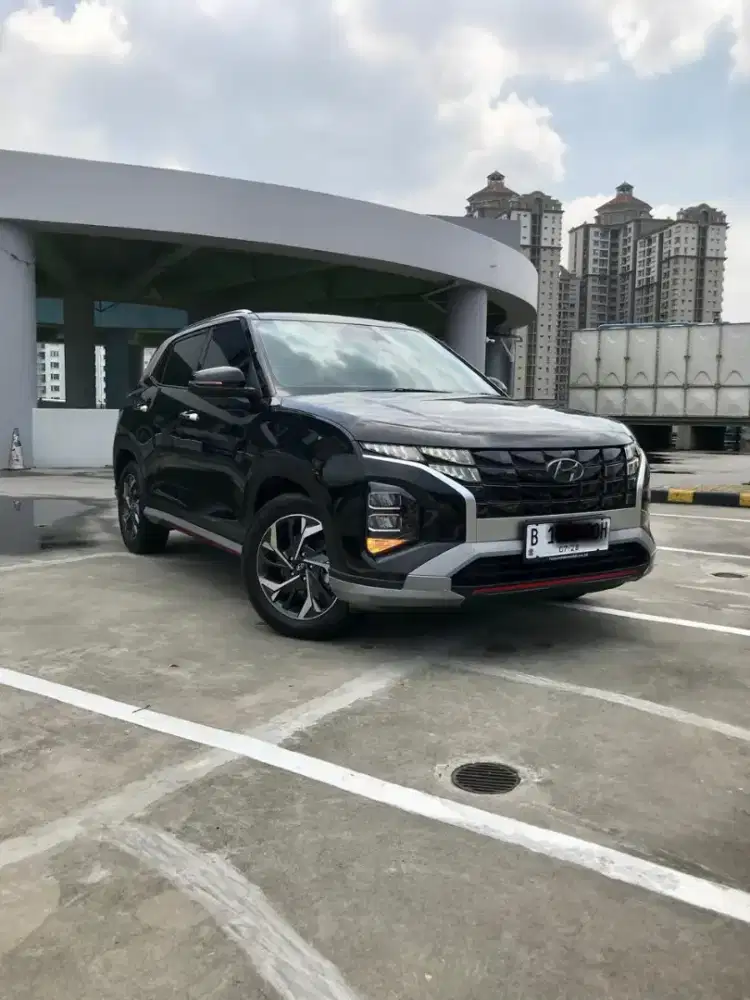 Km 40rb Hyundai Creta Prime 1.5 IVT Th 2023 Black Kondisi Mulus Sekali