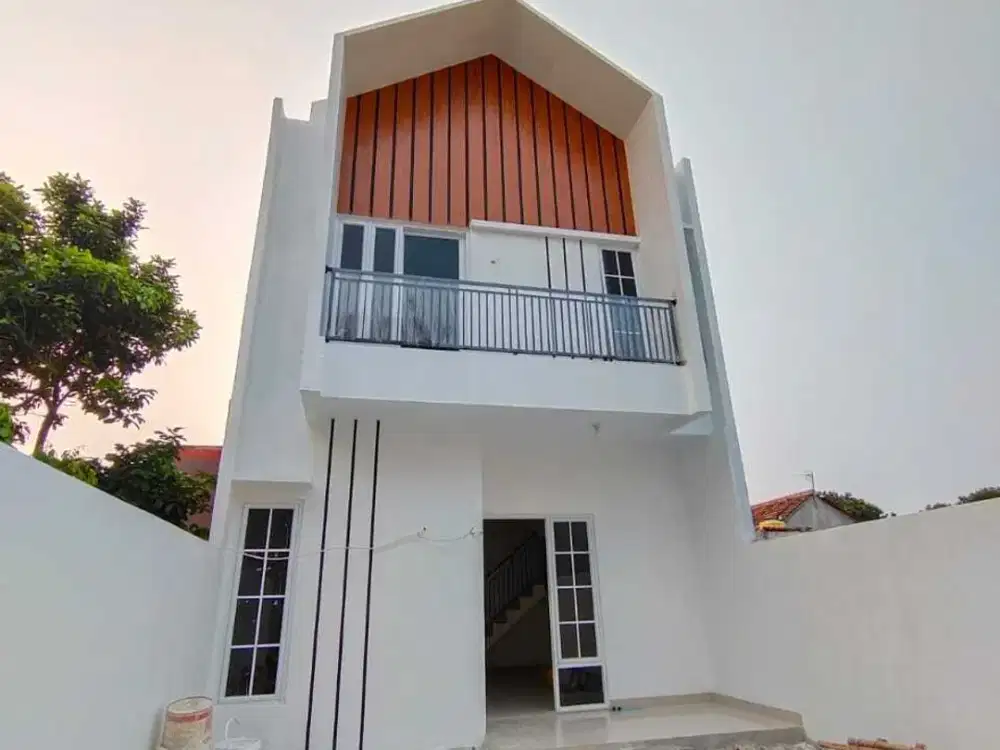 Hunian 2 lantai Siap huni lokasi Dekat angkot sudah free biaya2