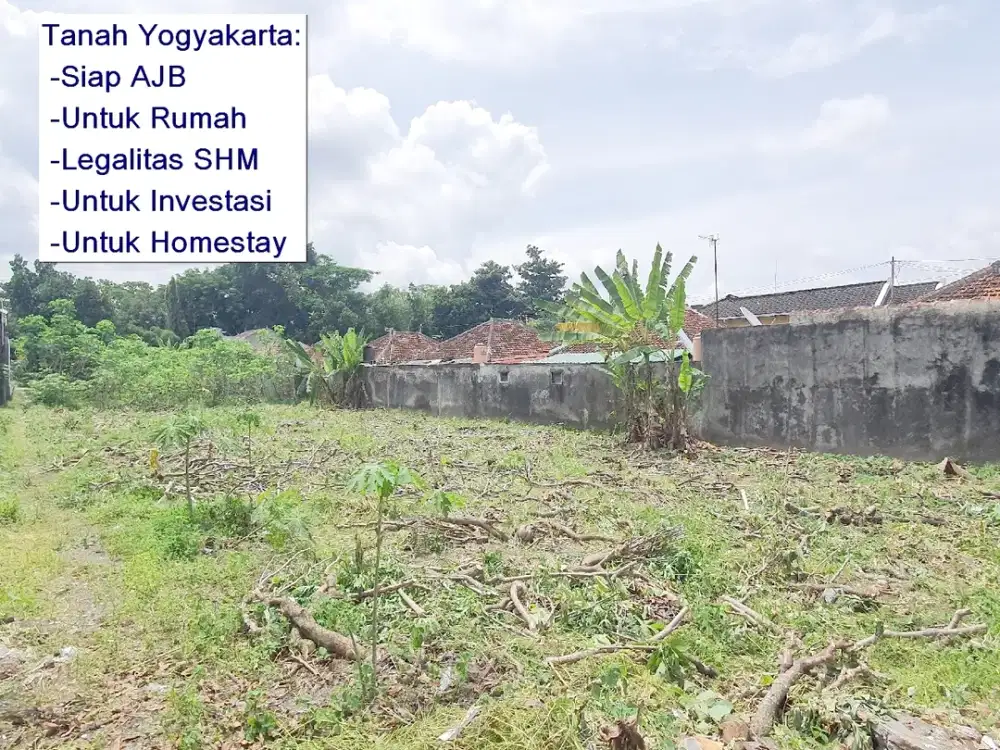 2 Menit STIM YKPN, Tanah Untuk Hunian di Jl. Lempongsari