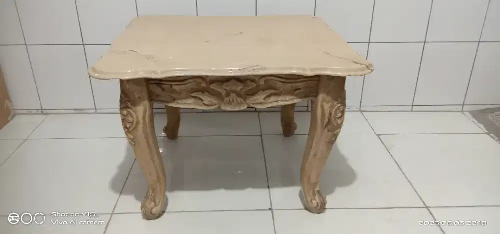 Jual meja marmer asli