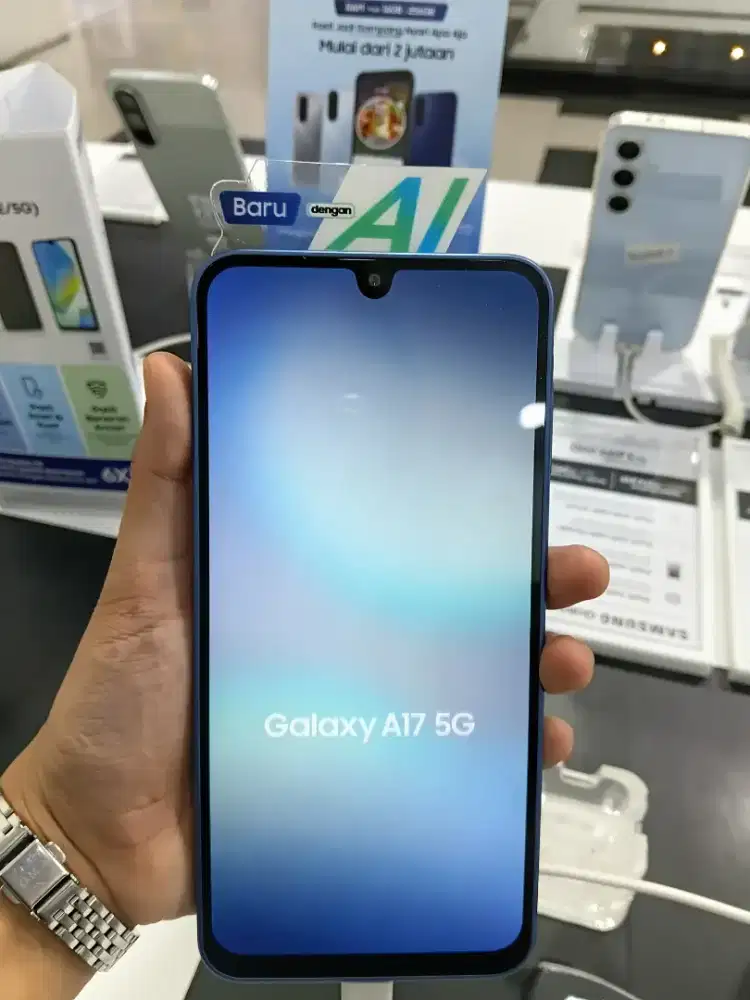 NEW! SAMSUNG GALAXY A17 5G 8/256GB+FREE ADAPTOR +GARANSI RESMI 1 TAHUN