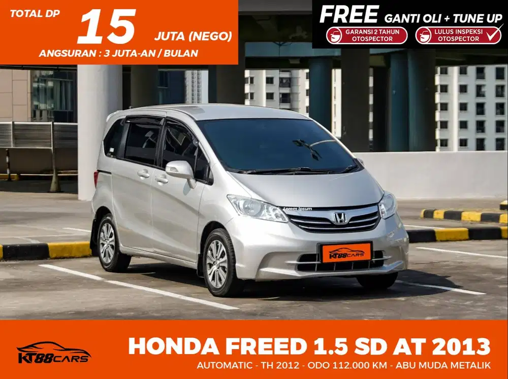 HONDA FREED 1.5 SD (Ac double blower) METIC 2013