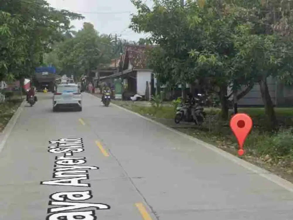 Dijual tanah dijalan raya anyer banten