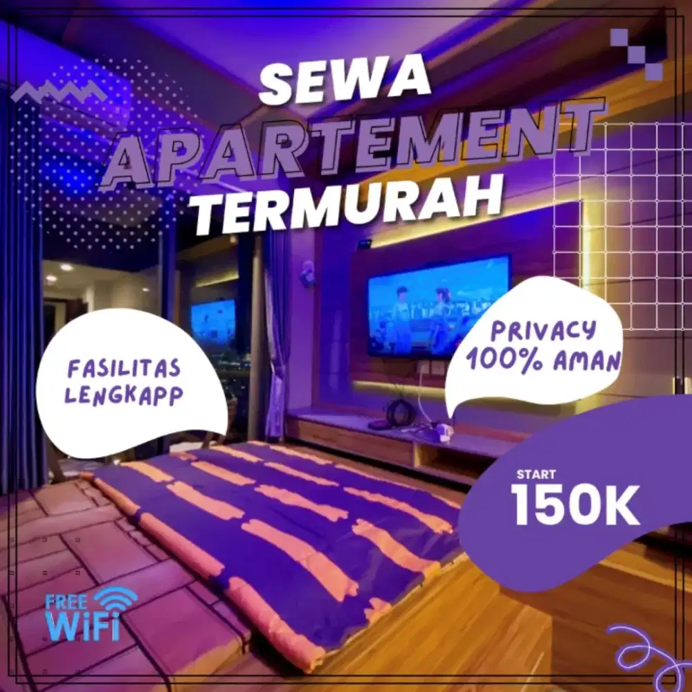 Sewa Apartemen Tangerang TREEPARK CITY CIKOKOL Harian Transit Termurah