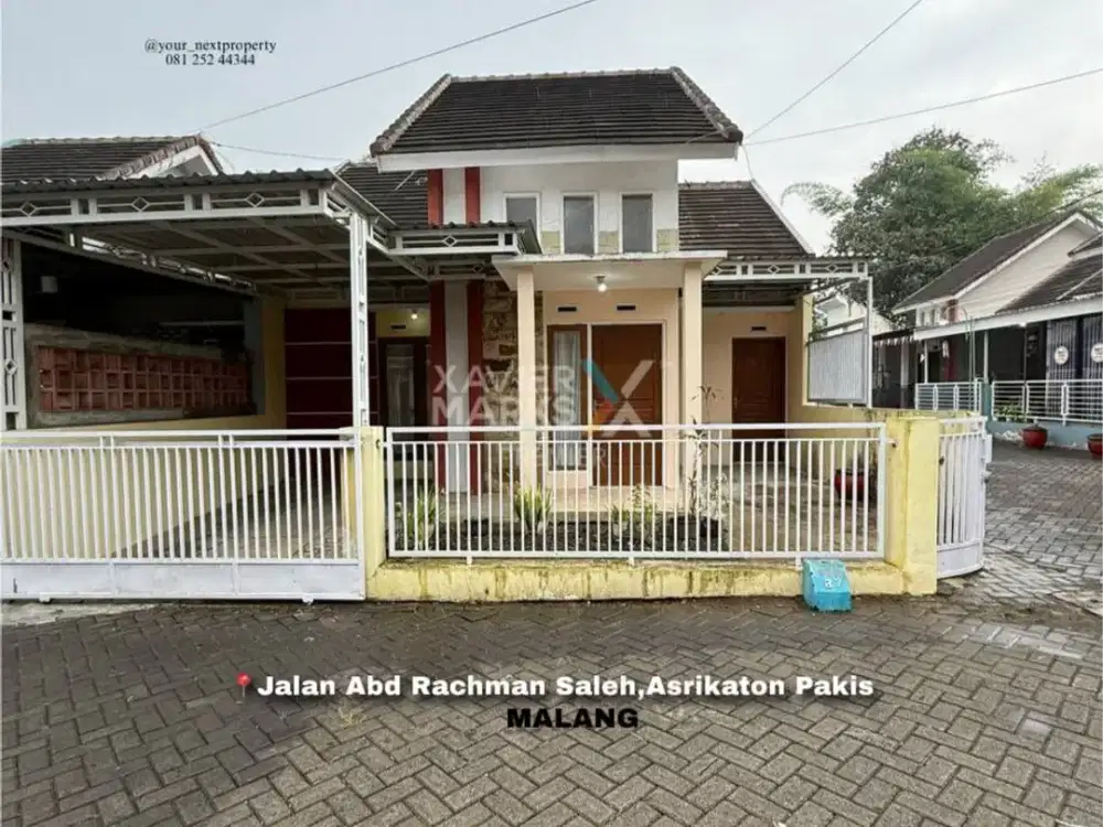 Rumah Hook Di Cluster Perumahan Area Jalan Abd Rachman Saleh, Asrikaton Pakis Malang
