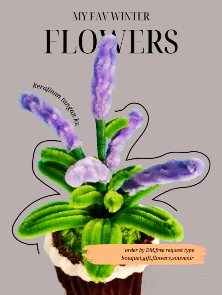 BUNGA KOTAK MINI bucket