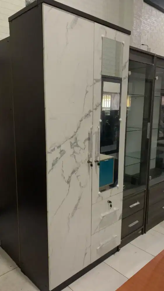 Promo lemari pakaian 2 pintu