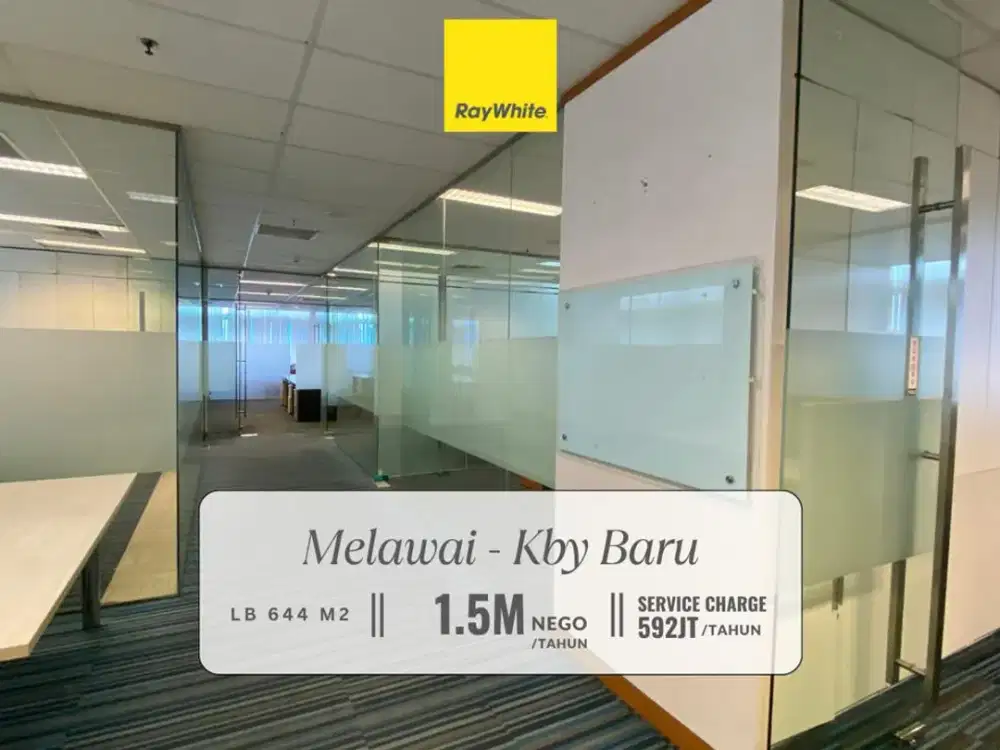 Disewakan Murah! Kantor Furnished di Melawai, Kebayoran Baru