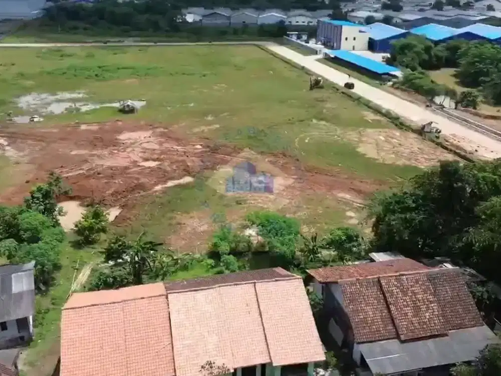 TANAH KAVLING 1.6Ha SHGB AKSES KONTAINER TANAH SIAP DIBANGUN DI CIKUPA