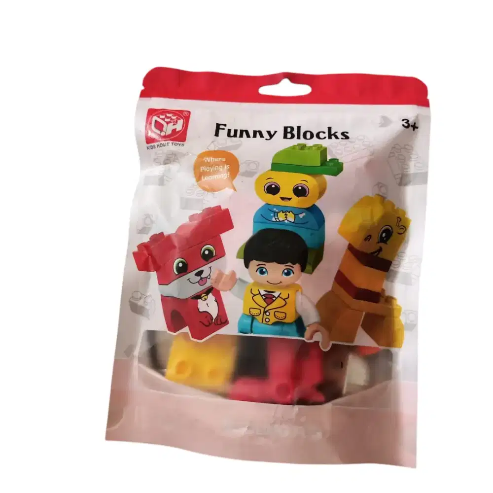 Funny Blocks-kids home toys Supermarket Block