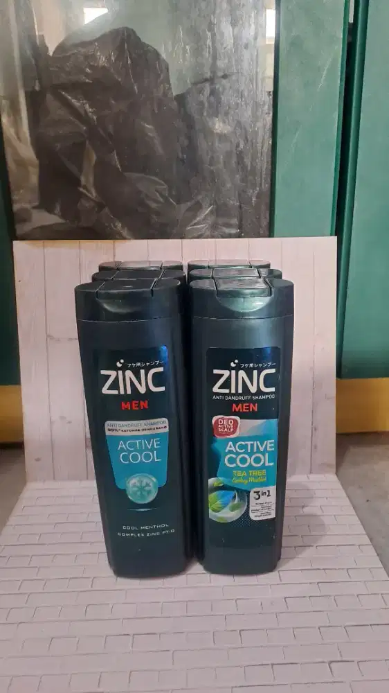 Botol kosong sampo Zinc