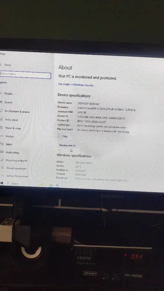 CPU only Core i5 3470