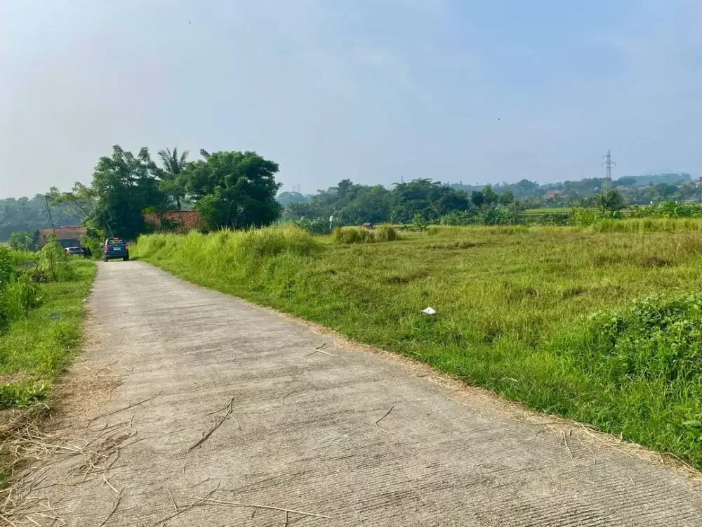 Tanah Datar Akses Mobil Jatiluhur Dekat Purwakarta Kota Dijual Murah