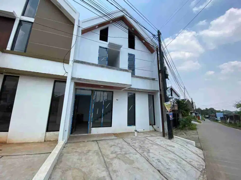 Rumah Bisa Usaha di Pamulang Pdk Petir Free DP dan Biaya