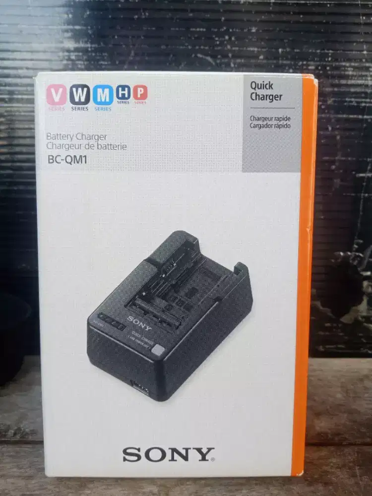 Charger baterai kamera SONY BC-QM1