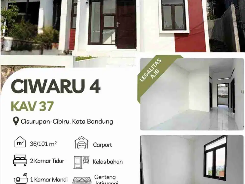 Rumah Ready Stok Siap huni Di Ujungberung Bandung Timur
