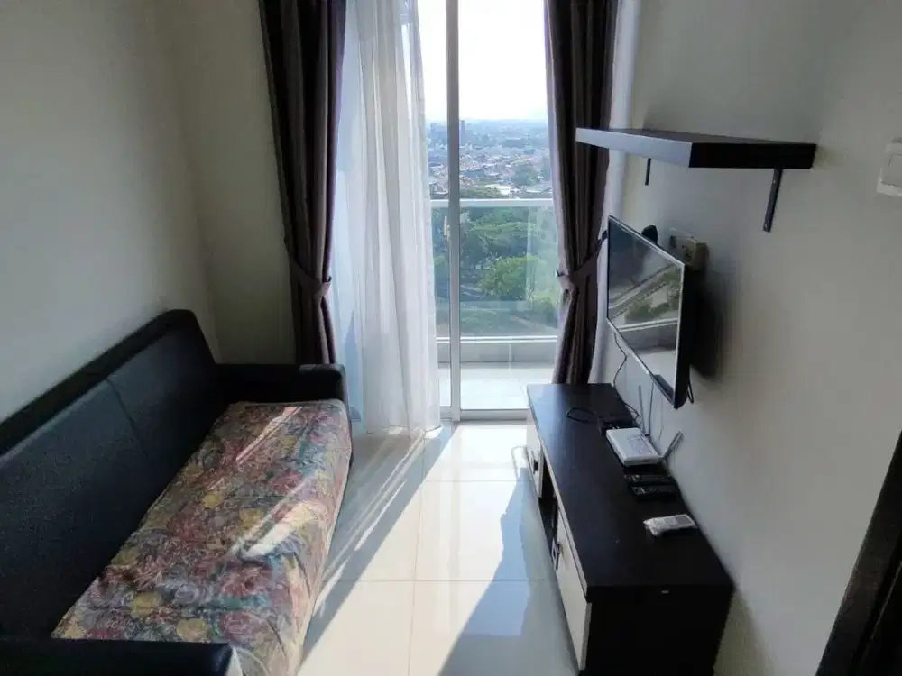 Disewakan Unit 1 Kamar Tidur di Apartemen Puri Mansion 37 m2 Furnish View Kolam Renang Harga Termurah Se-Apartemen Puri Mansion