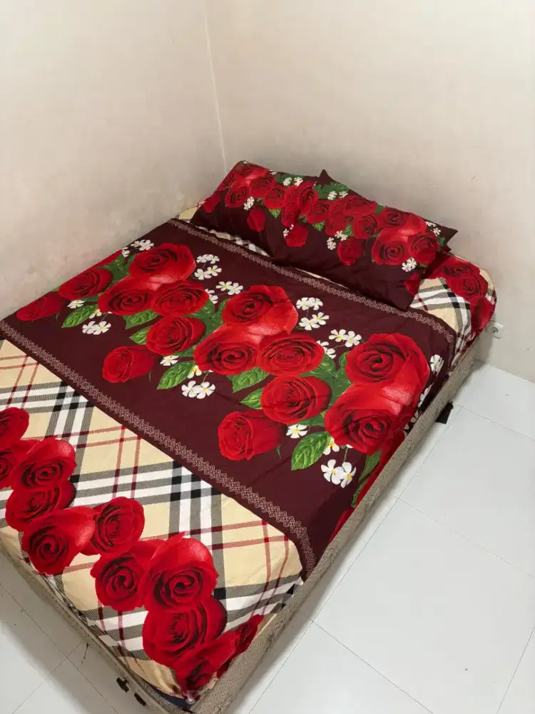 Set dipan & kasur seckond size 180cm×200cm