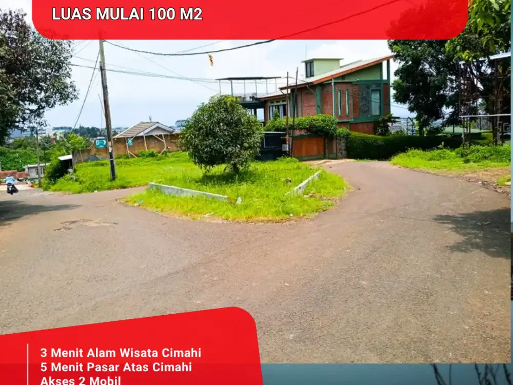 Dijual Tanah SHM Cimahi ,Cipageran Asri Luas 105 m2