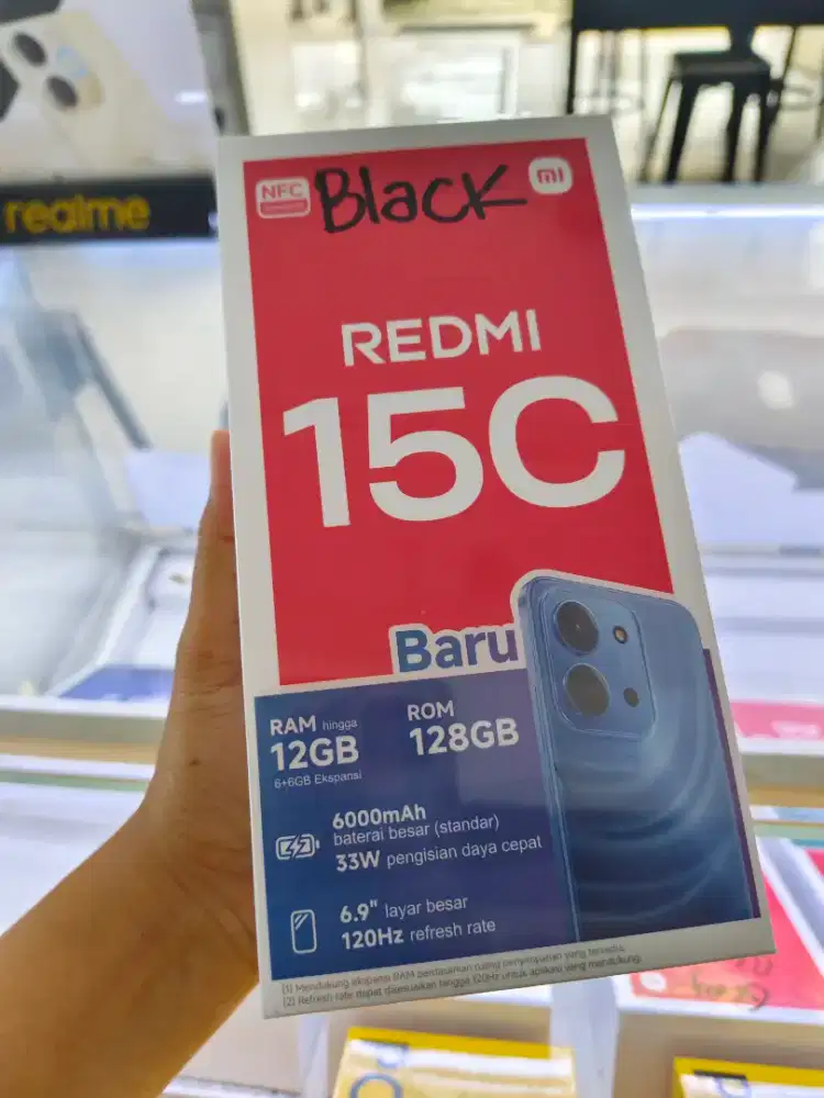 New Redmi 15C ram 6/128