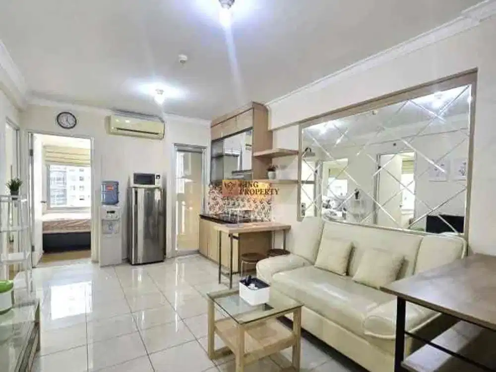 Nyaman & Siap Huni! 3BR Hook 50m² Furnished Lengkap Green Bay Pluit Greenbay Tower Depan