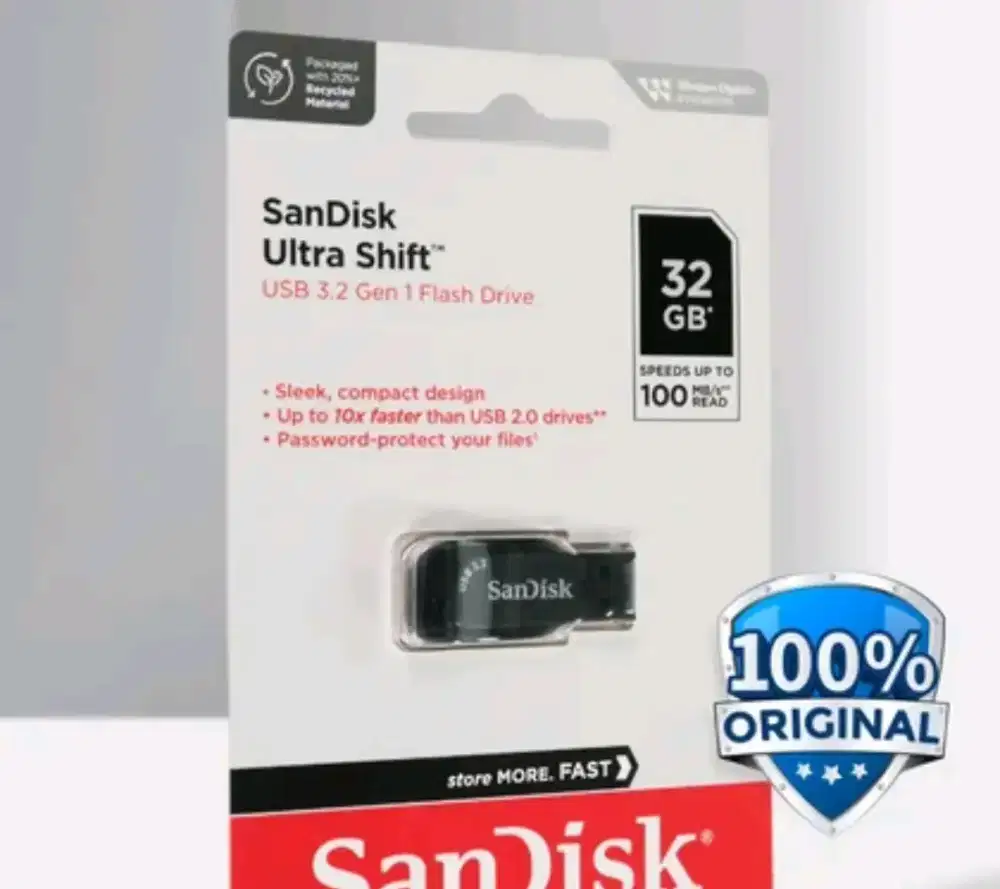 Sandisk Flashdisk ultra shift 32GB