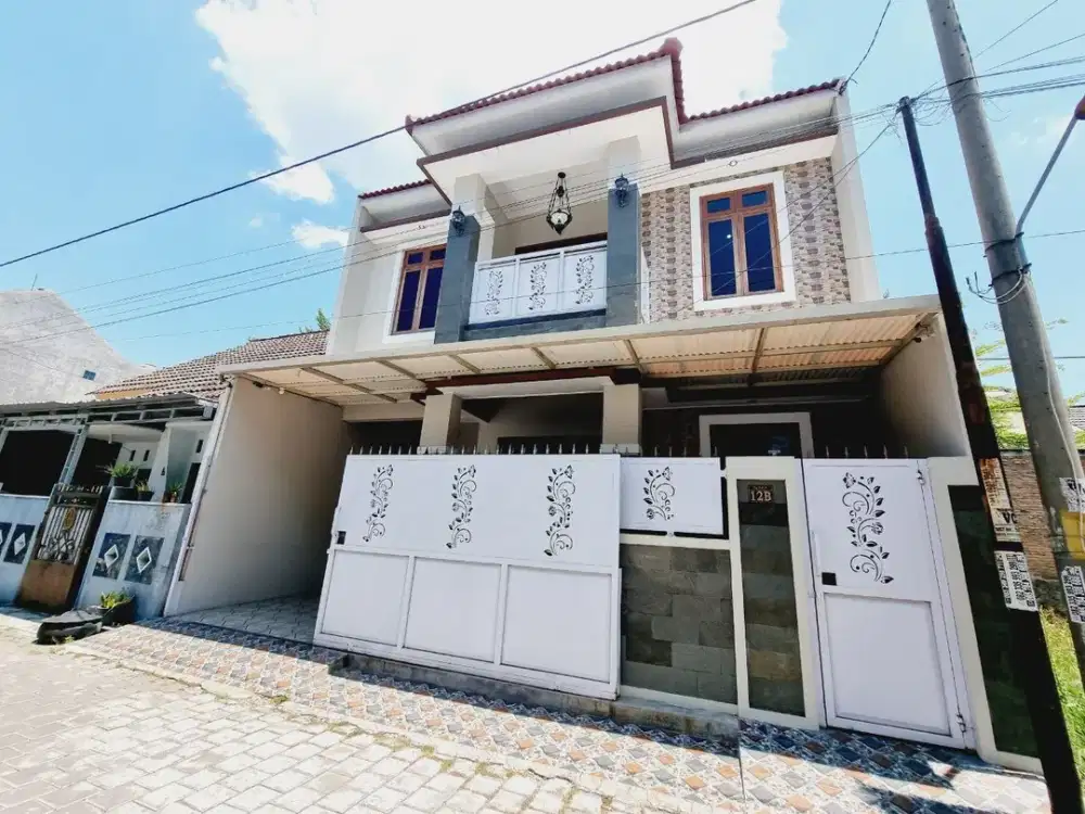 Rumah Baru Cantik Siap Huni Ready Unit di Cluster Waru Gentan