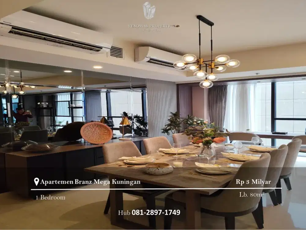 Dijual Apartement Branz Mega Kuningan 1BR Full Furnished