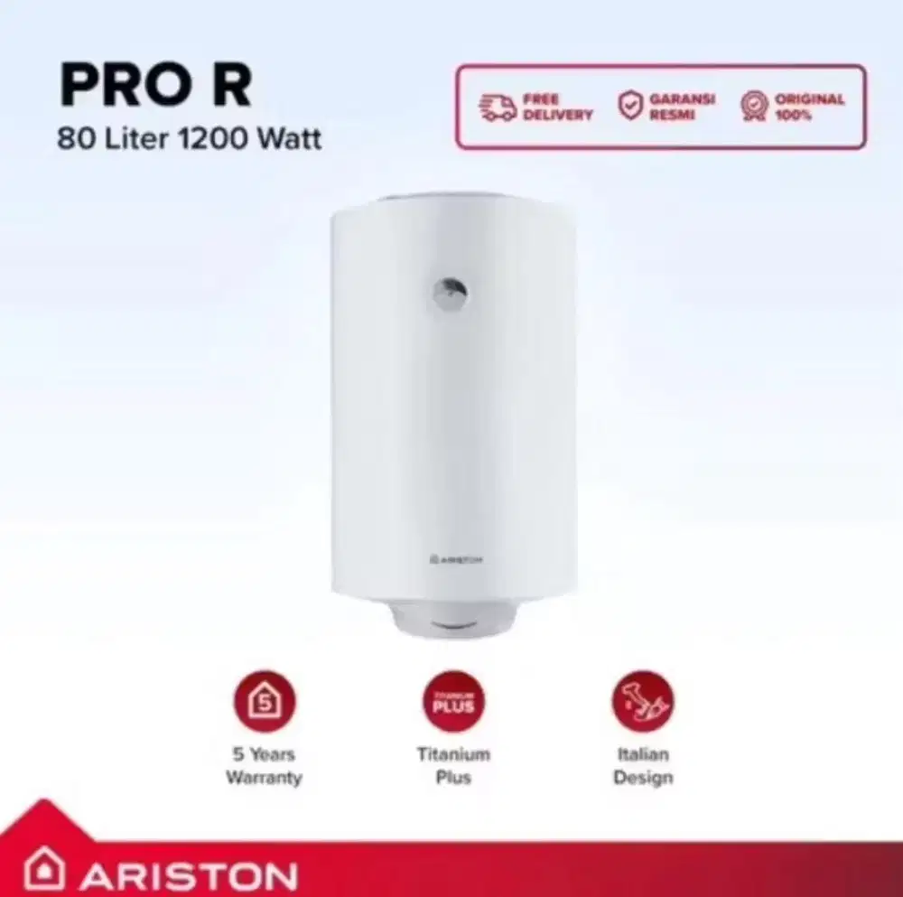(Nego) Water Heater Mesin Pemanas Air Ariston Pro 80L New