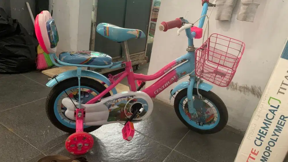 Sepeda anak cewek ban pompa 12