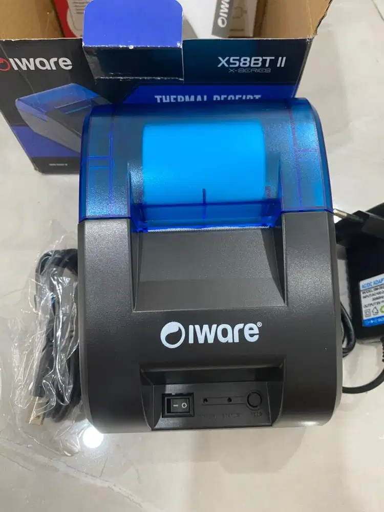 (NEGO) - Iware Printer Thermal PPOB RPP02 Model X58BT-II Black