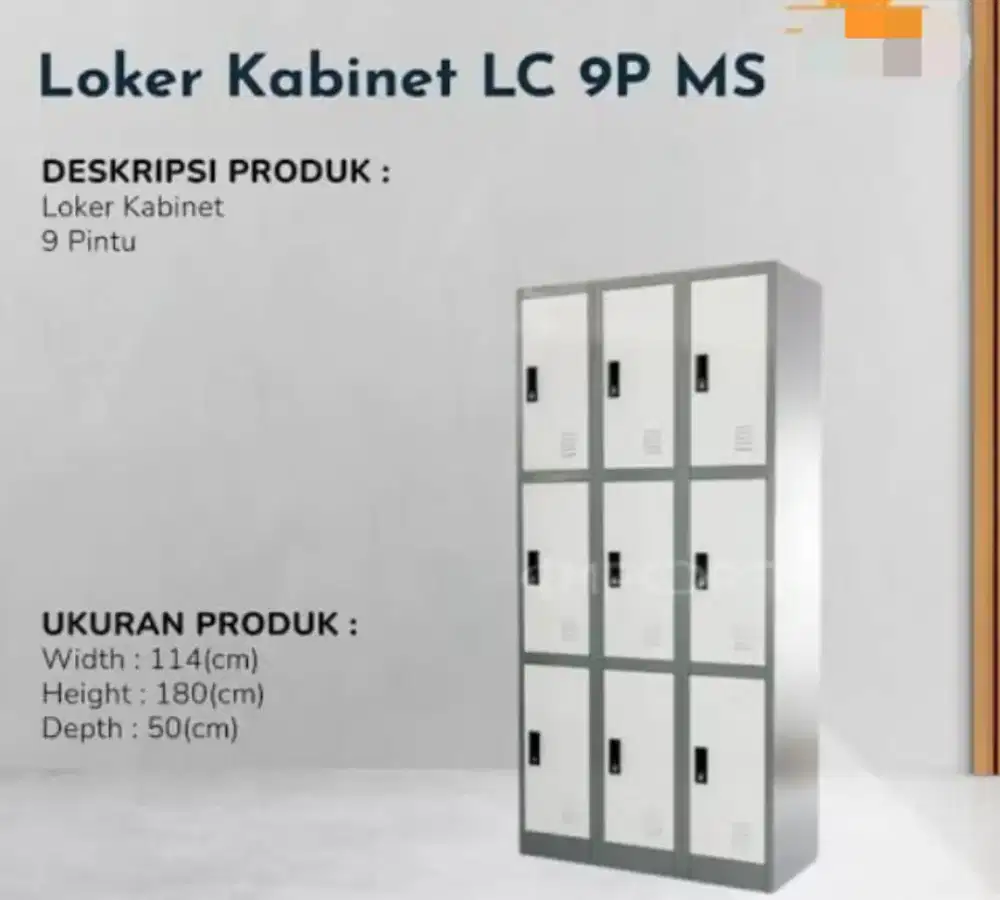 Loker kabinet 9p ms