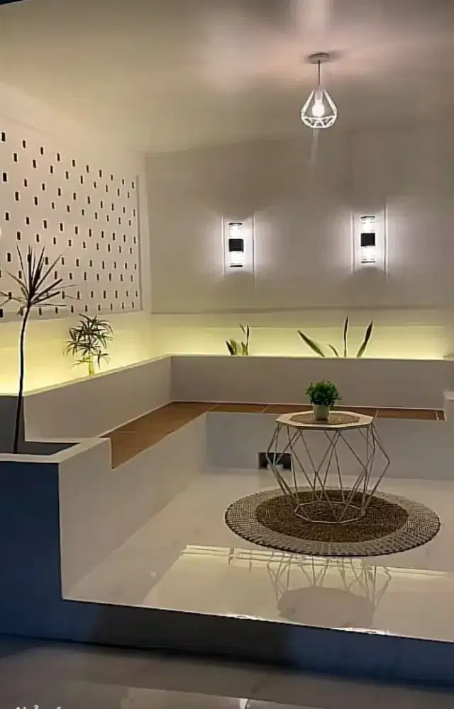 Teras Bangku Beton Minimalist