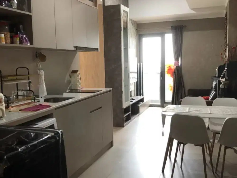 Apartment Menara Jakarta Tower Equinox Posis Hoek 3BR Full Furnished dengan Design Interior View Pool dan JIEXPO Kemayoran Jakarta Pusat