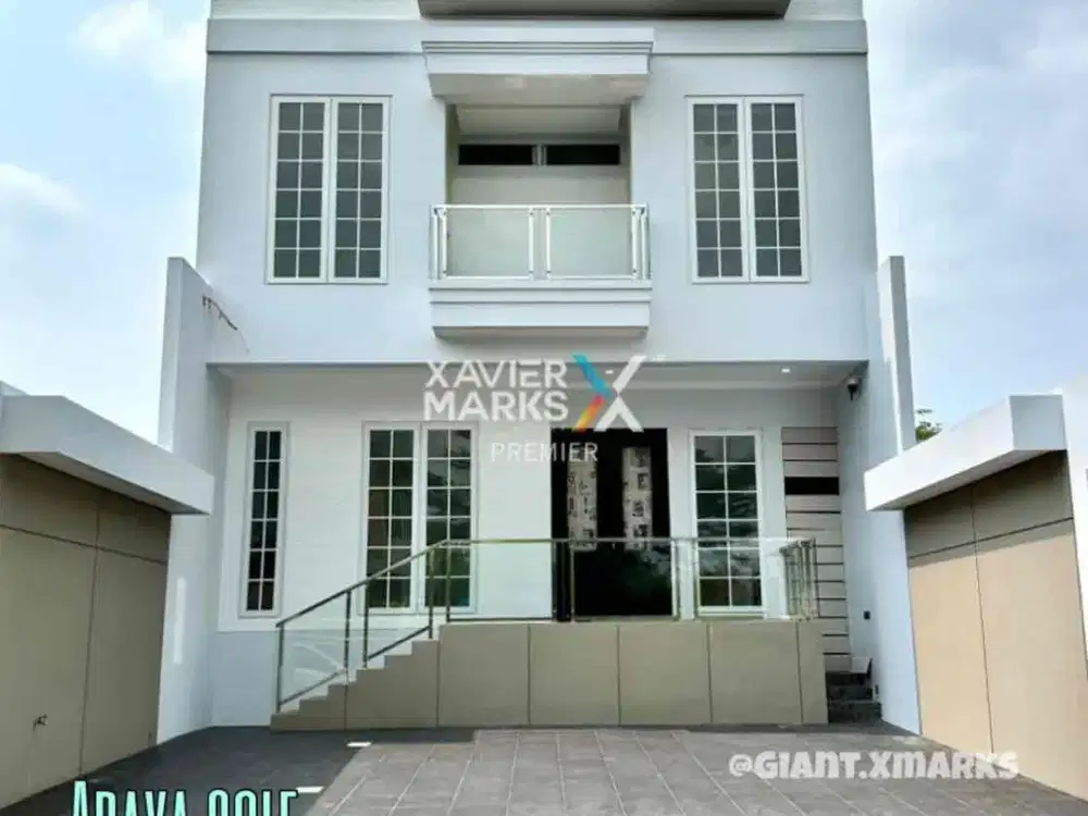 Rumah Baru Modern plus kolam renang di Araya Golf Malang
