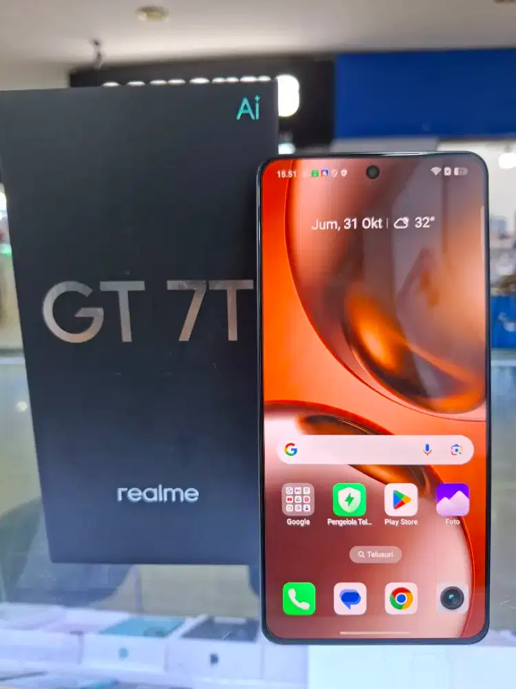 Realme GT 7T 5g ram 12/256gb garansi 11bln