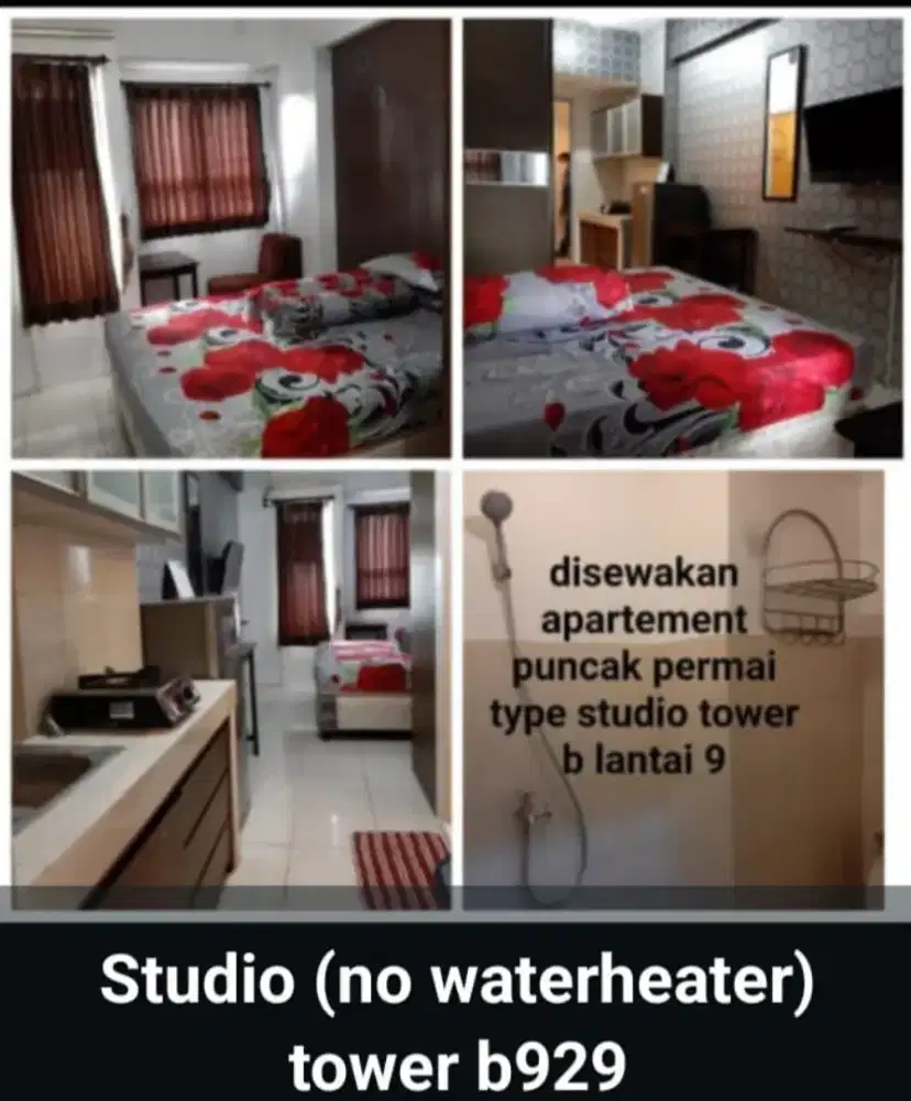 Puncak Permai Studio Furnished dekat Darmo,Unesa,Citraland,Pakuwon