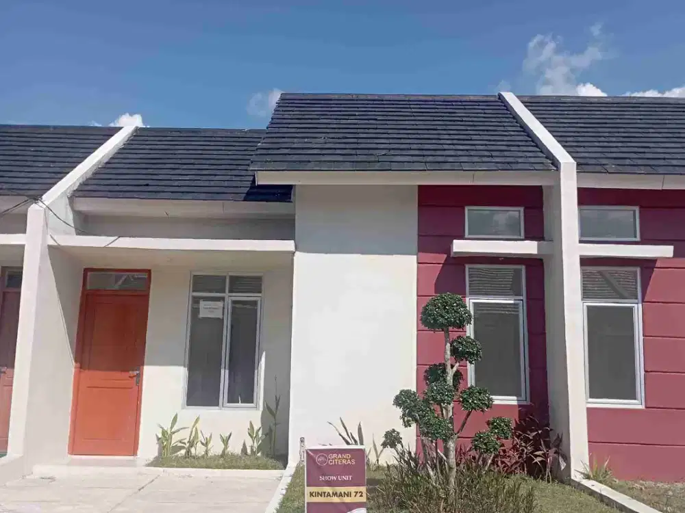 (erika)rumah subsidi nempel dengan stasiun