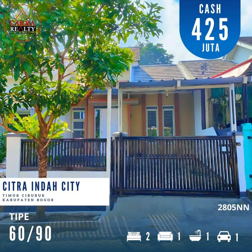 Rumah Bagus siap huni murah di citra indah city