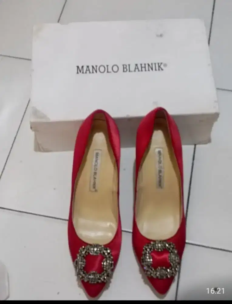 SEPATU MANOLO BLAHNIK ORIGINAL