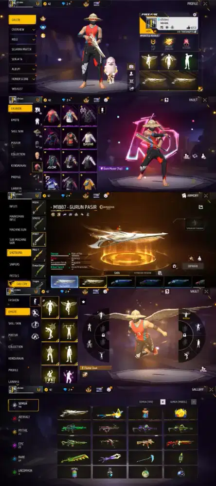 Jual akun FF murah meriah lansung inbox aja